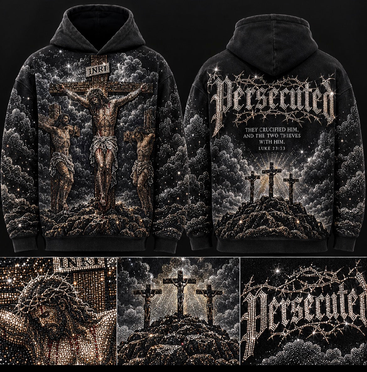 Crucified hoodie